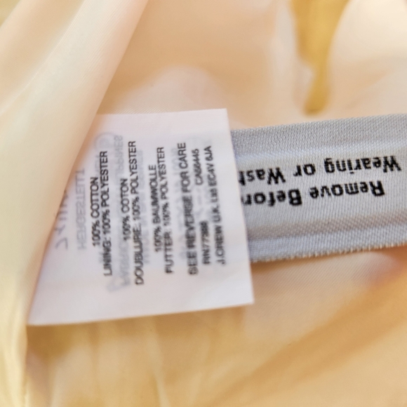 NWT J.Crew Navy Gingham Ruffle Hem Dress - Picture 4 of 6